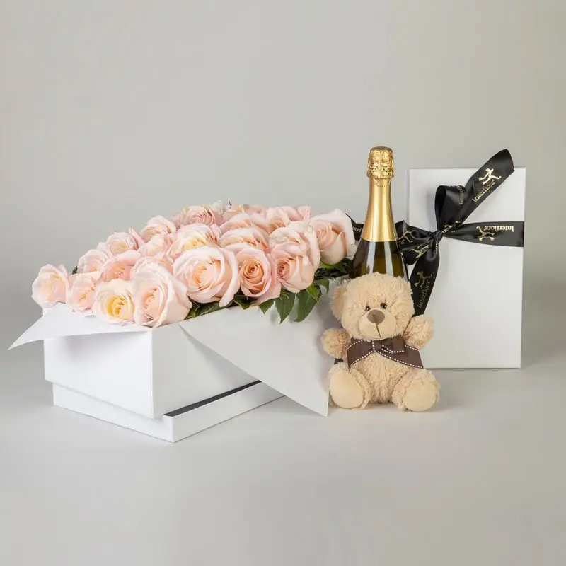 Deluxe Everlasting Roses in Pink